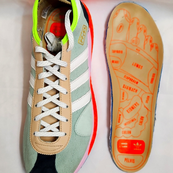 Adidas × Pharrell Williams Tokio Solar HU Friendship Pack sneakers (m size 10.5) - Picture 4 of 16
